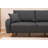 Stylish Corner Sofa-Bed, Anthracite, 93.3 x 35.4 x 72.8 inches | Durable Beech Wood Frame & 100% Linen Fabric | 35 DNS Foam for Comfort | Versatile Left/Right Configuration | Perfect for Modern Living Spaces-90667736