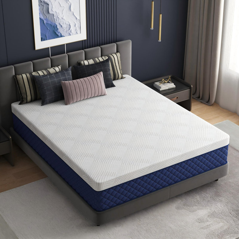 14'' Medium Firm Hybrid Pillow Top Mattresses In A Box, Queen