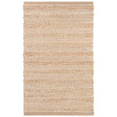 Simba Black Handwoven Jute Rug