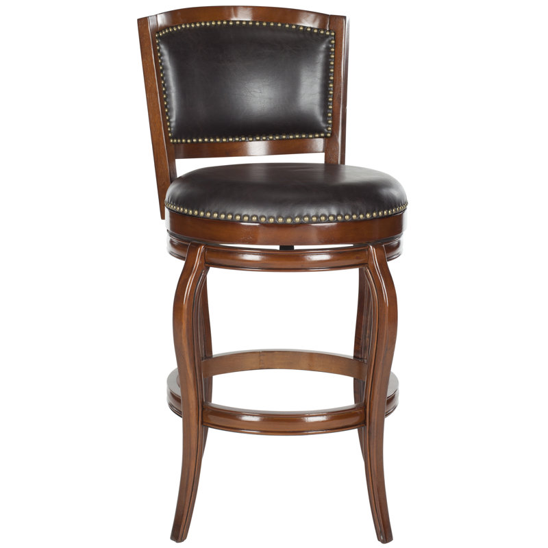 Tabouret de bar pivotant 29 po Brockway, Noyer, Brun