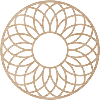 Médaillon de plafond en bois ajouré Cannes