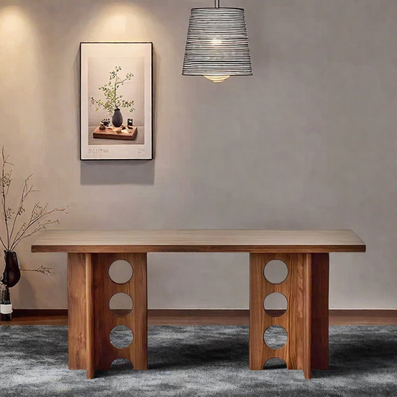 Table de salle à manger Ash: Robuste et spacieuse., H 29,53 po x L 86,61 po x l 31,5 po