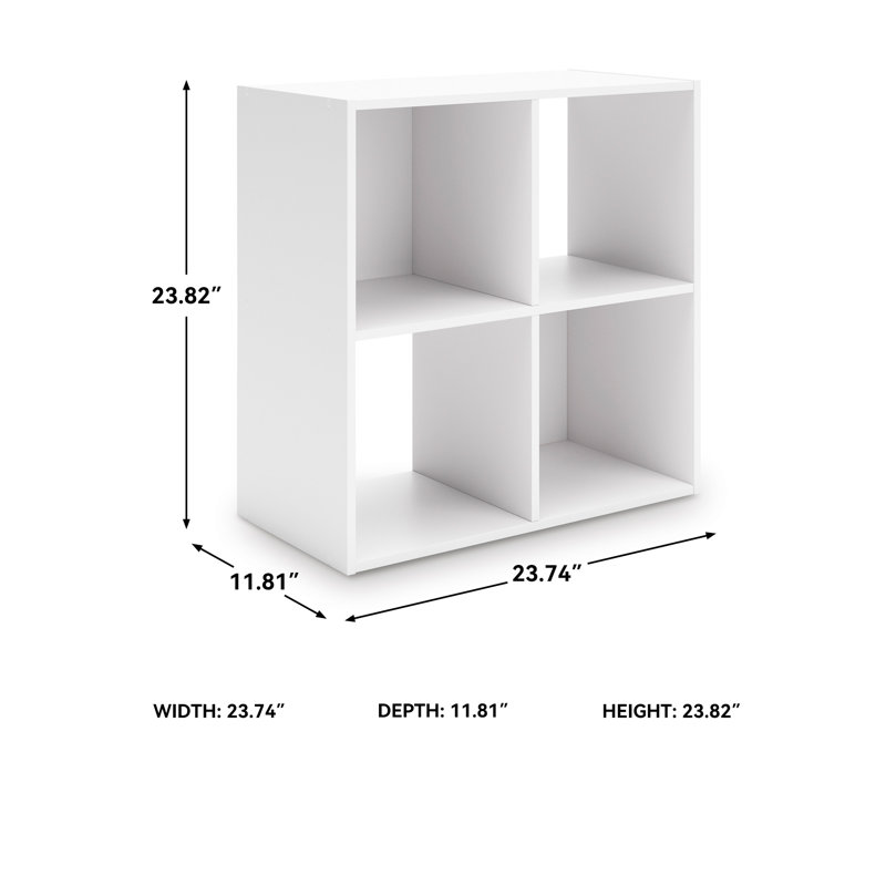 Rangement à 4 cubes Onita, (2 tablettes) H 24 po x l 24 po x P 12 po.