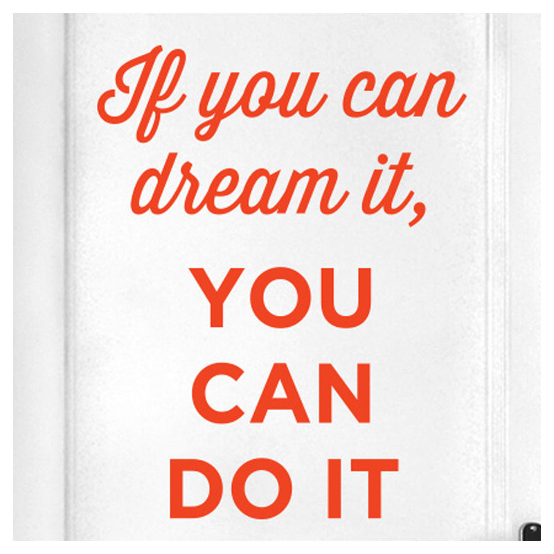 Wall Decal, Orange