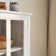 Buffet Sideboard with Double Glass Doors, Adjustable Shelf &amp; Bell Handles | E1 MDF | UV Paint Finish