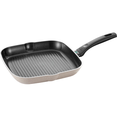 Ledro Grill pan, 28 cm, square, aluminium, Ceramic non-stick coating