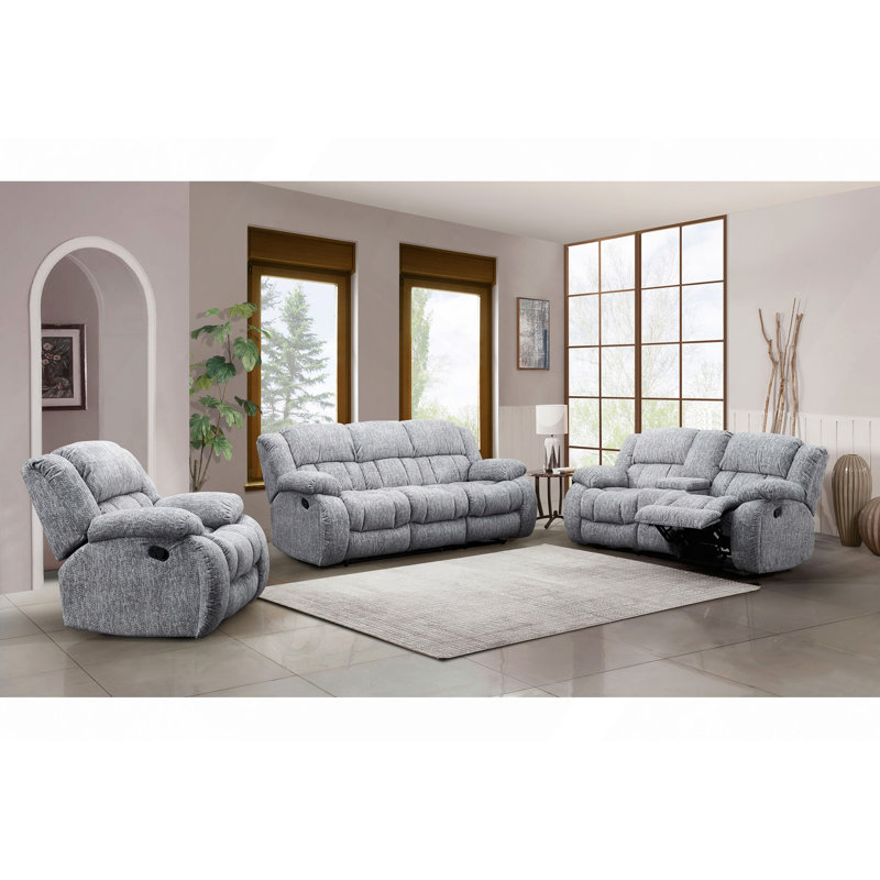 Fauteuil inclinable souple, fauteuil inclinable Stonic, Gris
