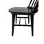 Chaise élégante noire l 17 po x P 17 po x H 36 po avec siège confort profilé-44242315
