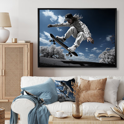 «Skateboard Skateboarding Soul», impression sur toile