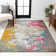 Lasley Contemporary POP Modern Abstract Yellow/Multi Rug