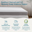 Surmatelas en bambou et mousse viscoélastique gélifiée 4 po avec housse Lucid - très grand-97749677-117393676