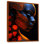 Élégant papillon bleu profond Portrait I - femme moderne, décoration murale