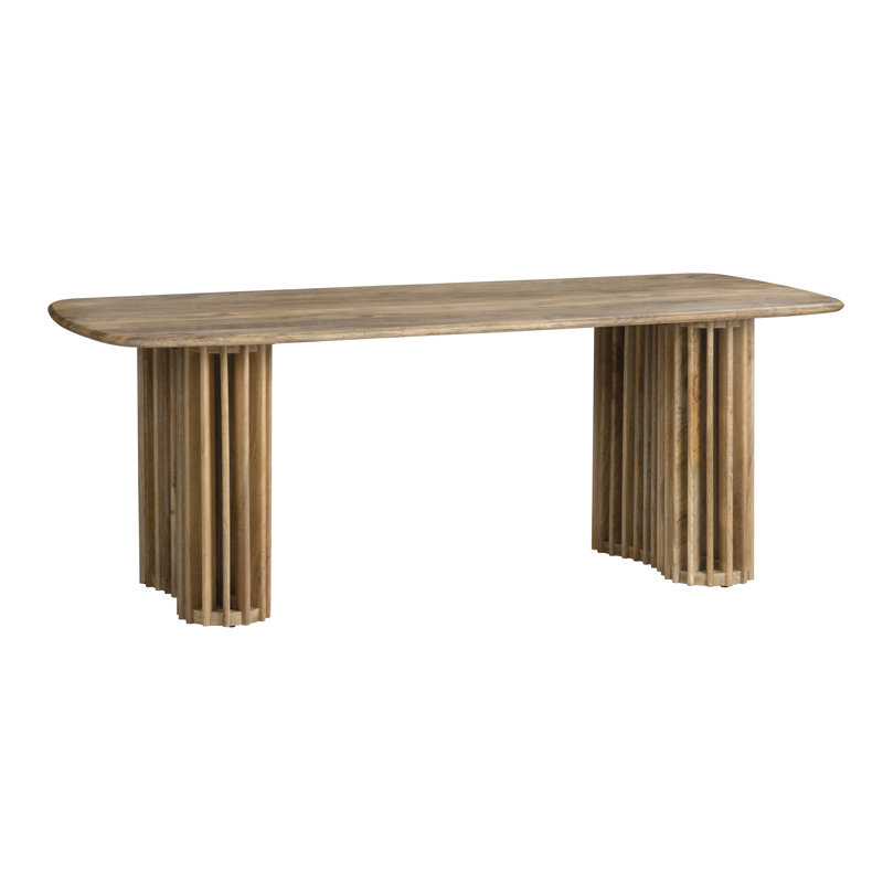86" Solid Wood Dining Table