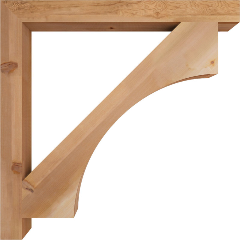 Support Westlake Block, Cèdre rouge de l'Ouest (lisse), H 44 po x l 3,5 po x P 44 po