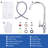 Single-Handle Deck Mount Kitchen Faucet With 6.5 In. Gooseneck Swivel Spout And Supply Lines