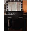 Bureau de coiffeuse avec miroir et lumières, coiffeuse avec grand tiroir, commode de rangement à 2 niveaux et 3 modes d'éclairage à luminosité réglable, convient à la chambre à coucher (noir)-951355026
