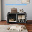 Armoire pour chat avec litière 31,97 "toutes saisons à double porte-1231614984