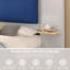 Grand lit plateforme tapissier