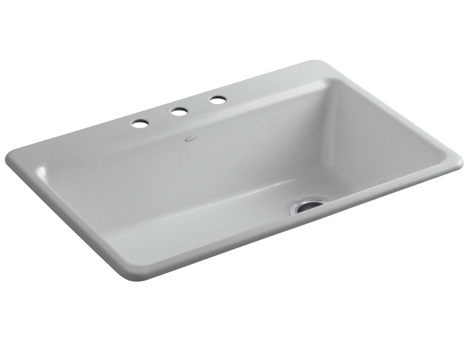 Riverby™ Single-Bowl Top-Mount Kitchen Sink, White, 4 hole