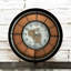 Metal Gear Wall Clock Visible Working Gears Design - Stylish Decorative Timepiece Hand Finished Hanging Hook Home Wall Decor Accent