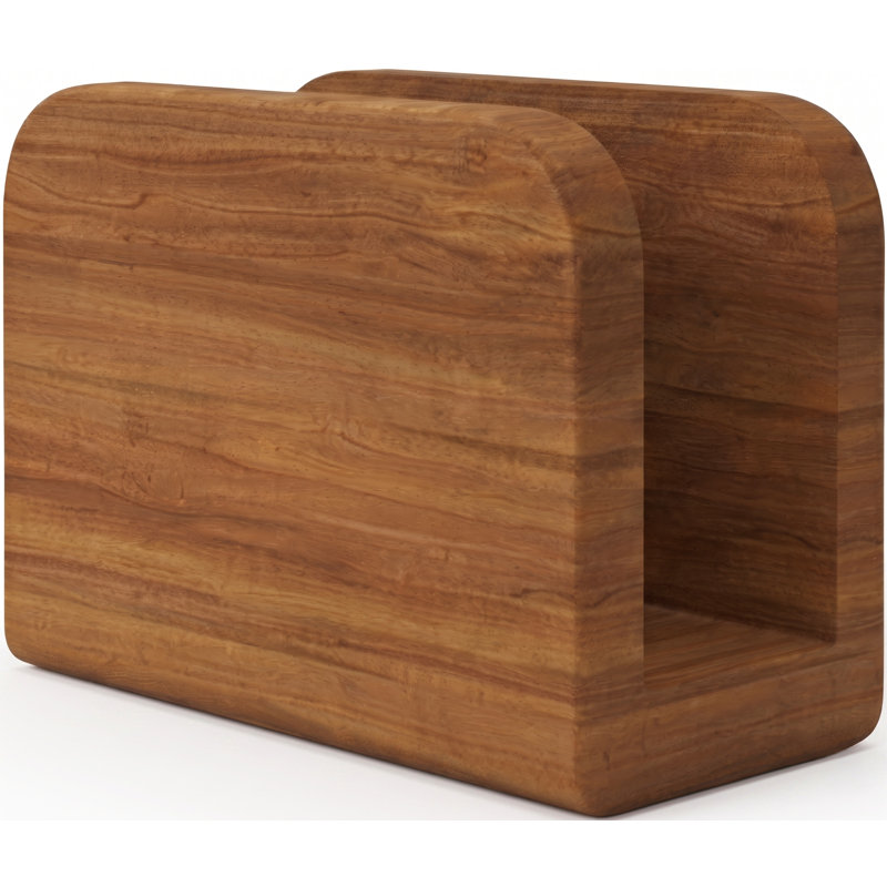 Manada Teak Napkin Holder, Brown
