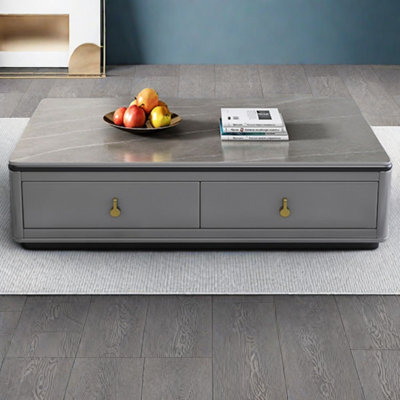 Table basse moderne à dalle simple