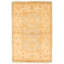 Tapis décoratif en laine noué à la main de conception unique noué à la main new age de style perse paktord/beige 4 pi 2 po x 6 pi 2 po