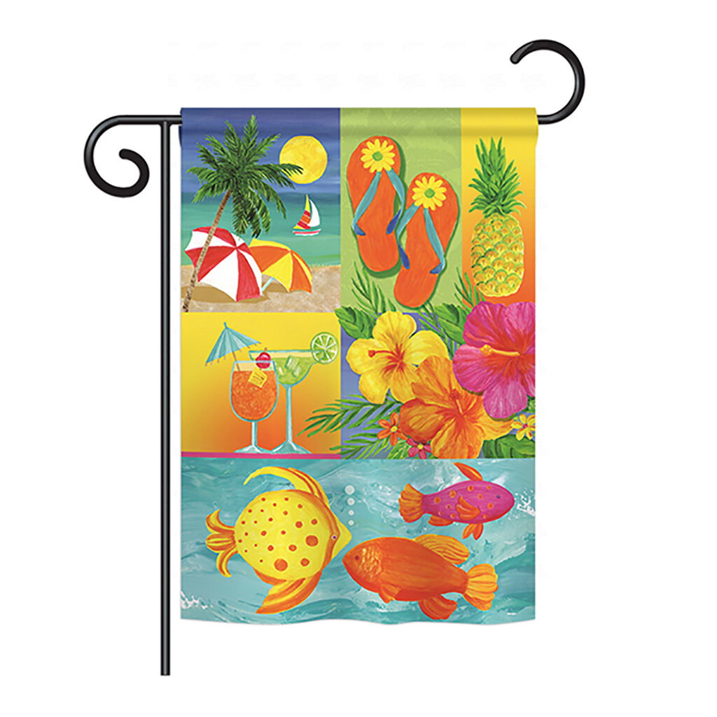 Bay Isle Home Tellier Double Sided Polyester Garden Flag | Wayfair