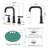 8 In. Widespread Double Handle Bathroom Faucet With Pop Up Drain-118546080