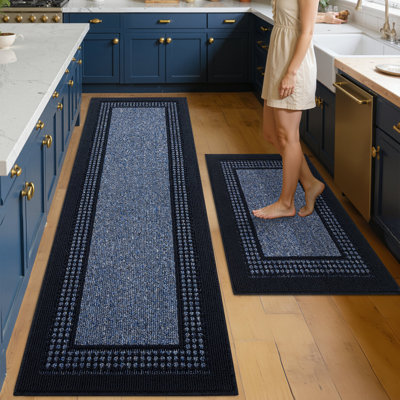 Vintage Stain Resistant Kitchen Runner Rugs