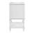 24" Freestanding Bathroom Vanity With Ceramic Sink, Modern Luxury Cabinet With Carved Legs And Open Shelf In White, Black Or Beige-240436180