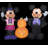 Airblown-Mickey and Minnie w/Pumpkins-Scene-Disney