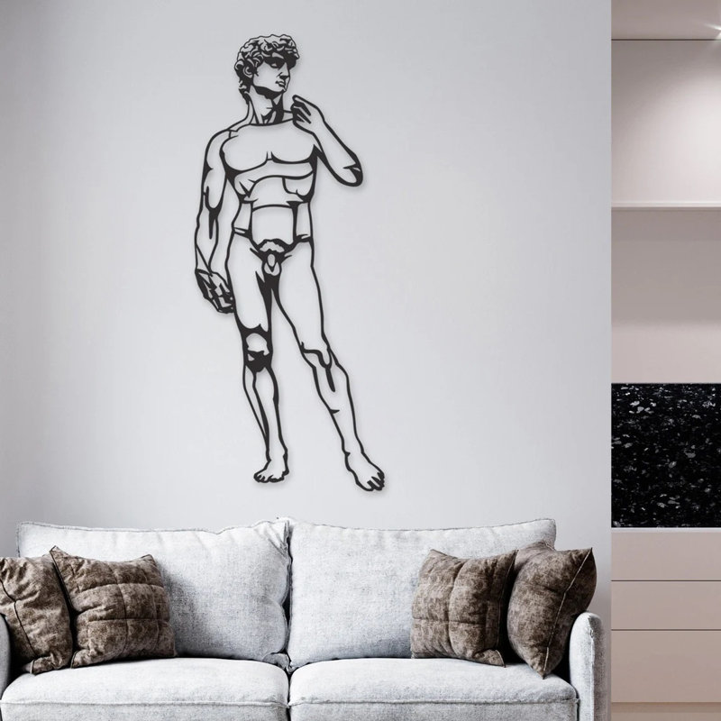 Handmade Traditional People Wall Decor on Metal