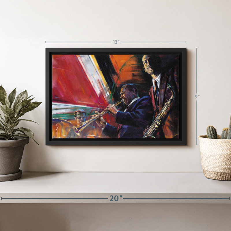 «Red Hot», reproduction sur toile, H 9 po x l 13 po