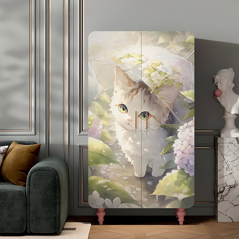 Armoire de rangement double à portes françaises
