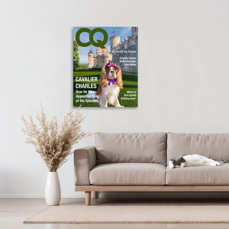 Toile de magazine Royal Cavalier, design par Grotto Studios, H 30 po x l 24 po
