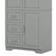 Armoire de rangement haute et large avec tiroirs-113855020