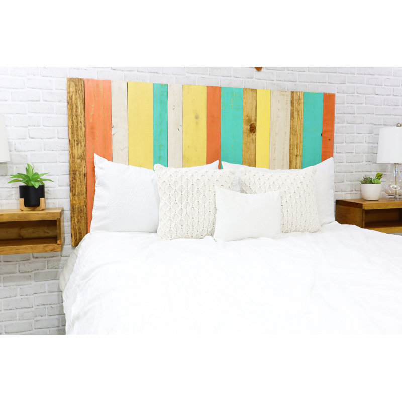 Hain Solid Wood Headboard, Queen, Summer Mix
