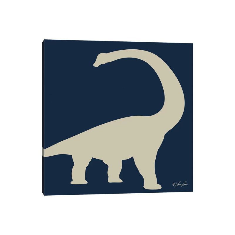 Dino II by Lauren Rader - Wrapped Canvas Print, 30.48 cm H x 30.48 cm W