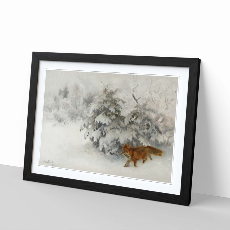 Bruno Liljefors - Single Picture Frame Painting, Black