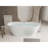 59'' Acrylic Freestanding Bathtub With Unique Diamond Pattern Design: Spacious Oval Shape,  Gloss White Finish, Chrome Overflow And Pop-Up Drain CUPC Certificate