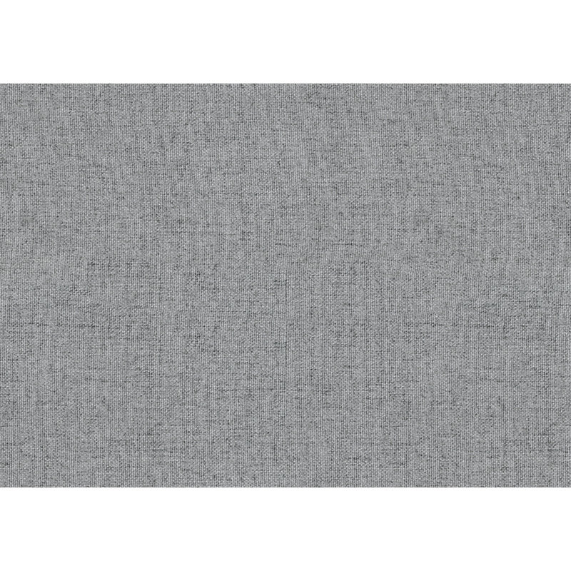 Meuble de salon transitionnel moderne 1 pièce en tissu texturé gris foncé rembourré avec accoudoirs arrondis, Gris foncé