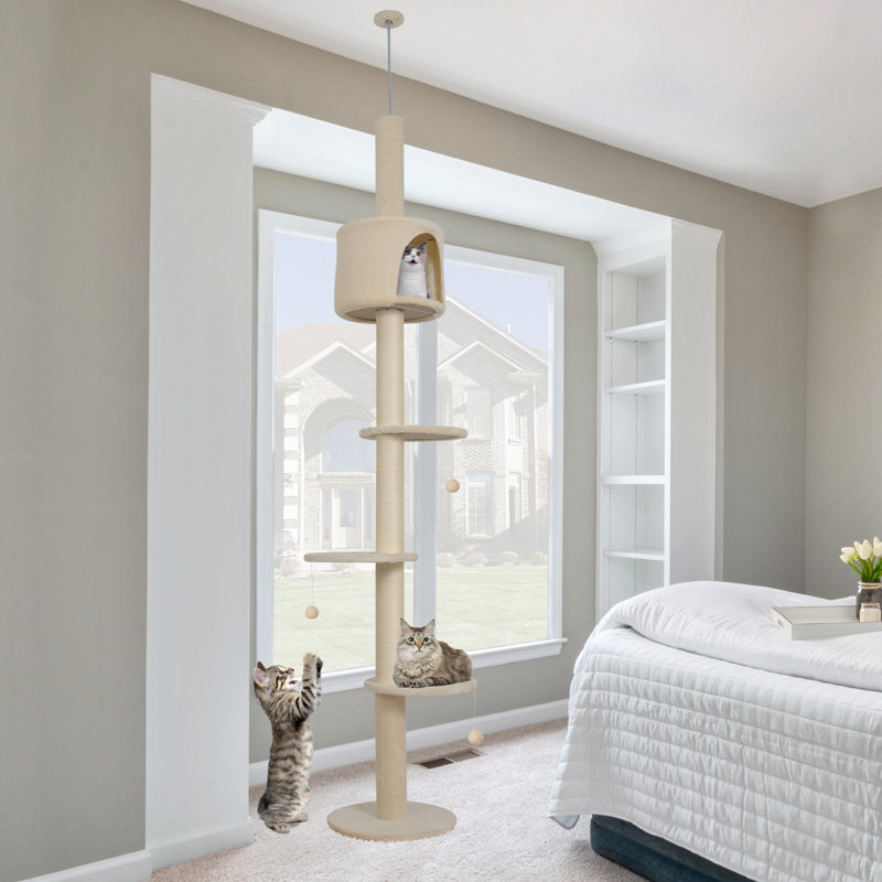 220cm H Cat Tree, Beige