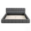 Grand lit plateforme tapissier avec tissu épais et structure solide pour plus de confort et de stabilité-1355992602