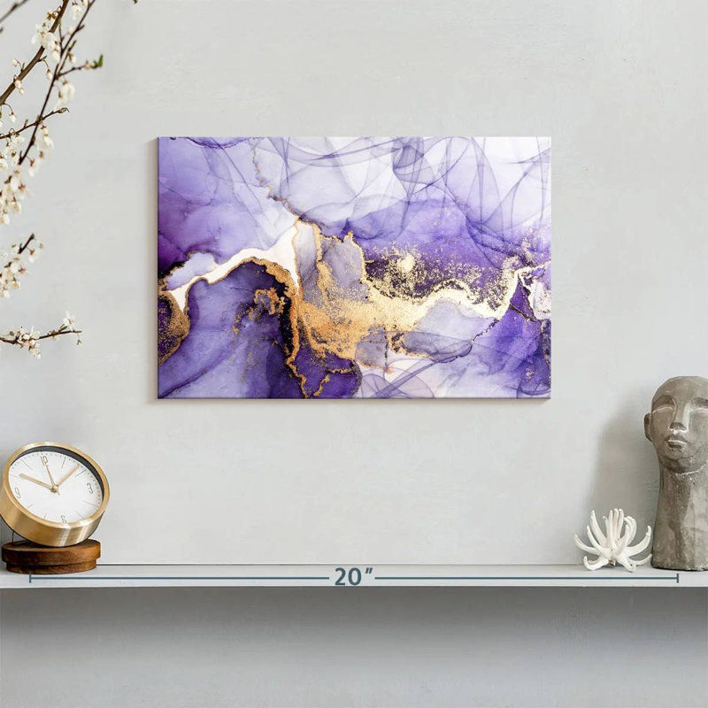 «Purple Haze», reproduction sur toile, H 8 po x l 12 po x P 1 po