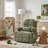 38.9" Power Swivel Nursery Glider With HugAssist Armrest,  Storage & Baby-Safe (BPA-Free)-179525132