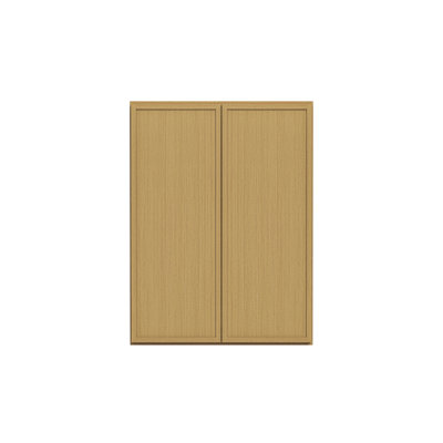 CASAINC Armoire murale de cuisine haute à une ou deux portes, prête à assembler, L 68,6 cm x H 91,4 cm x P 30,5 cm