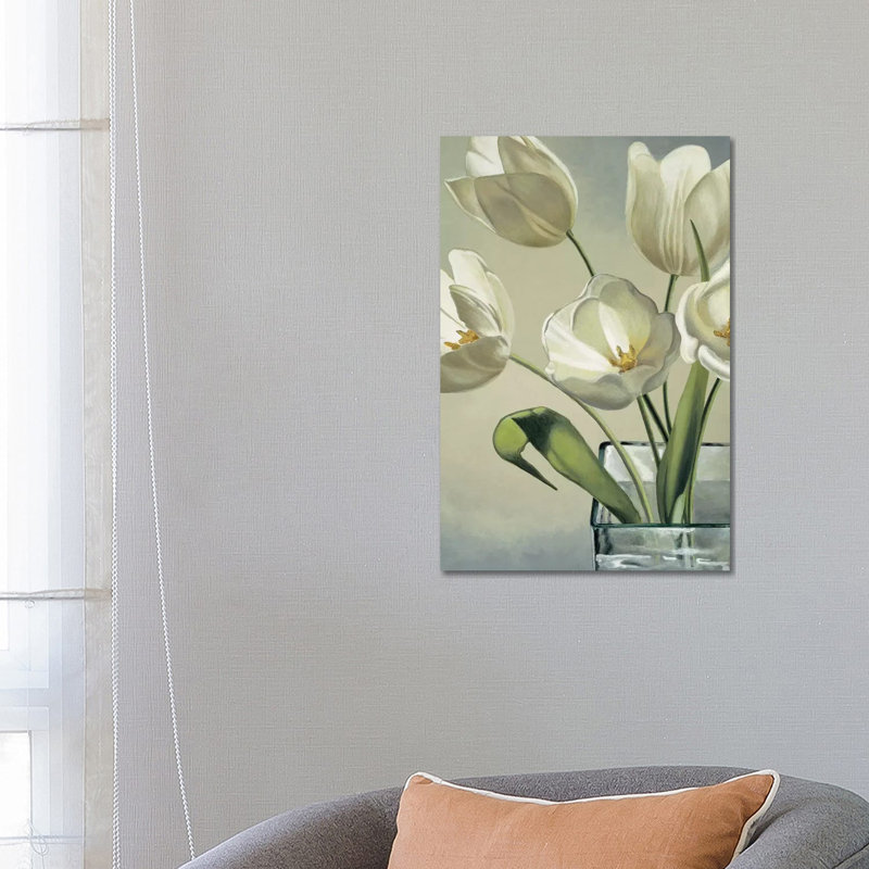 Tulipani In Vaso by Eva Barberini - Wrapped Canvas Gallery-Wrapped Canvas Giclée, 66.04 cm H x 45.72 cm W