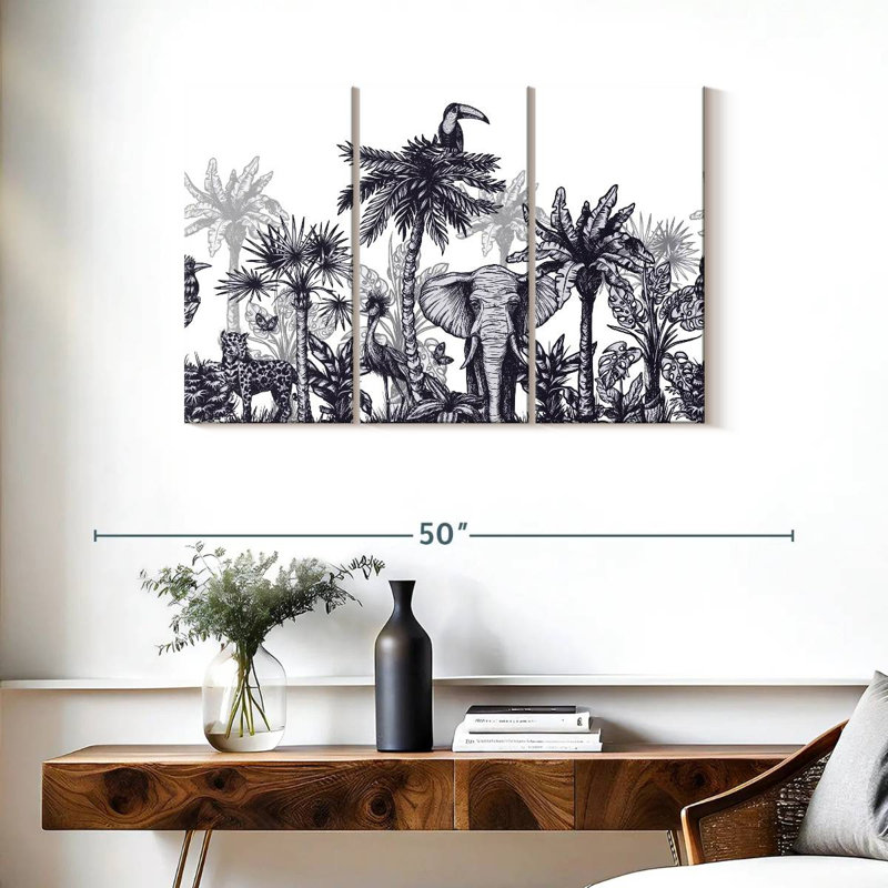 Brampt Jungle Euphoria, 24" H x 38" W