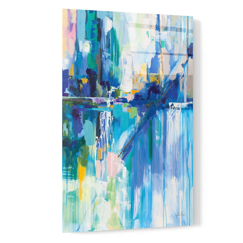 «Thru the Glass» par Jeanette Vertentes, art mural en verre acrylique, H 24 po x l 16 po x P 0,2 po